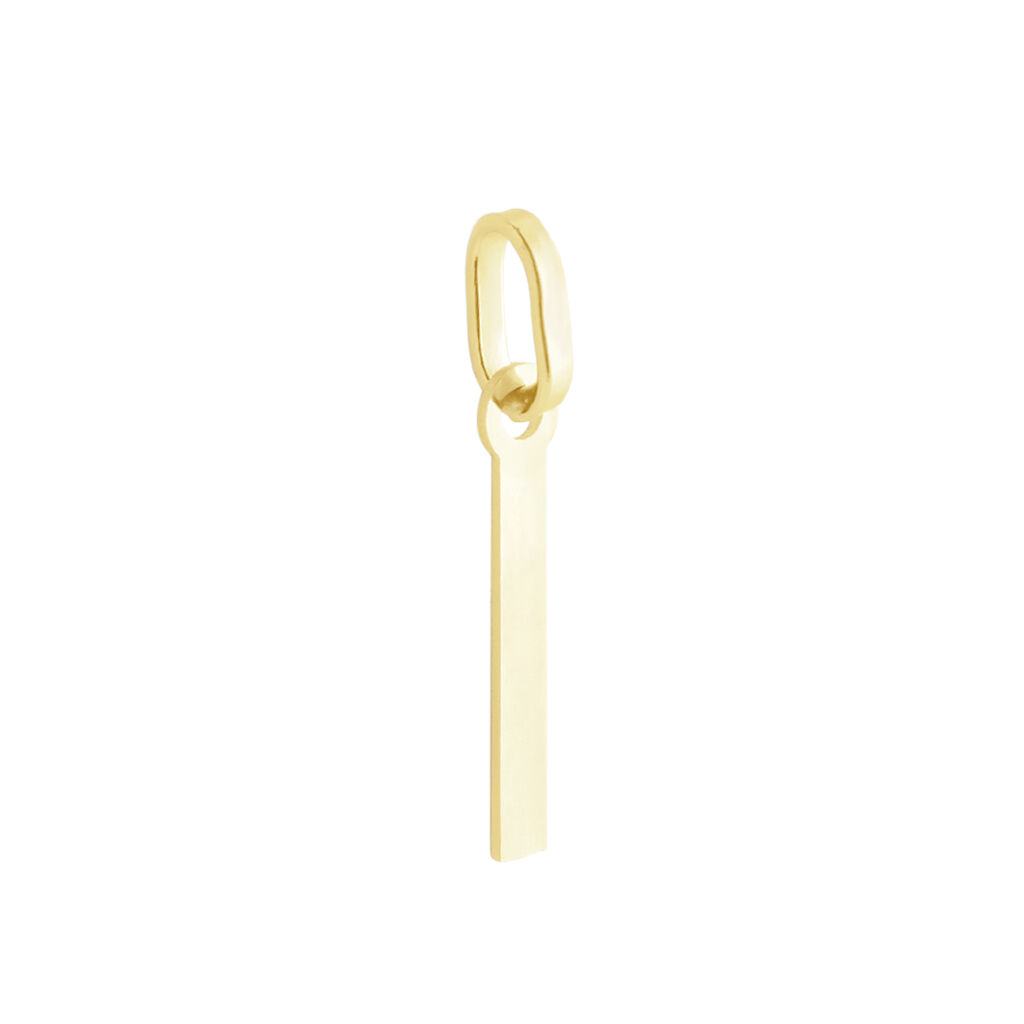 Pendentif Ionia Lettre Or Jaune - Pendentifs Famille | Histoire d’Or