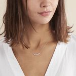 Collier Adonia Argent Blanc Oxyde De Zirconium - Colliers fantaisie Femme | Histoire d&rsquo;Or