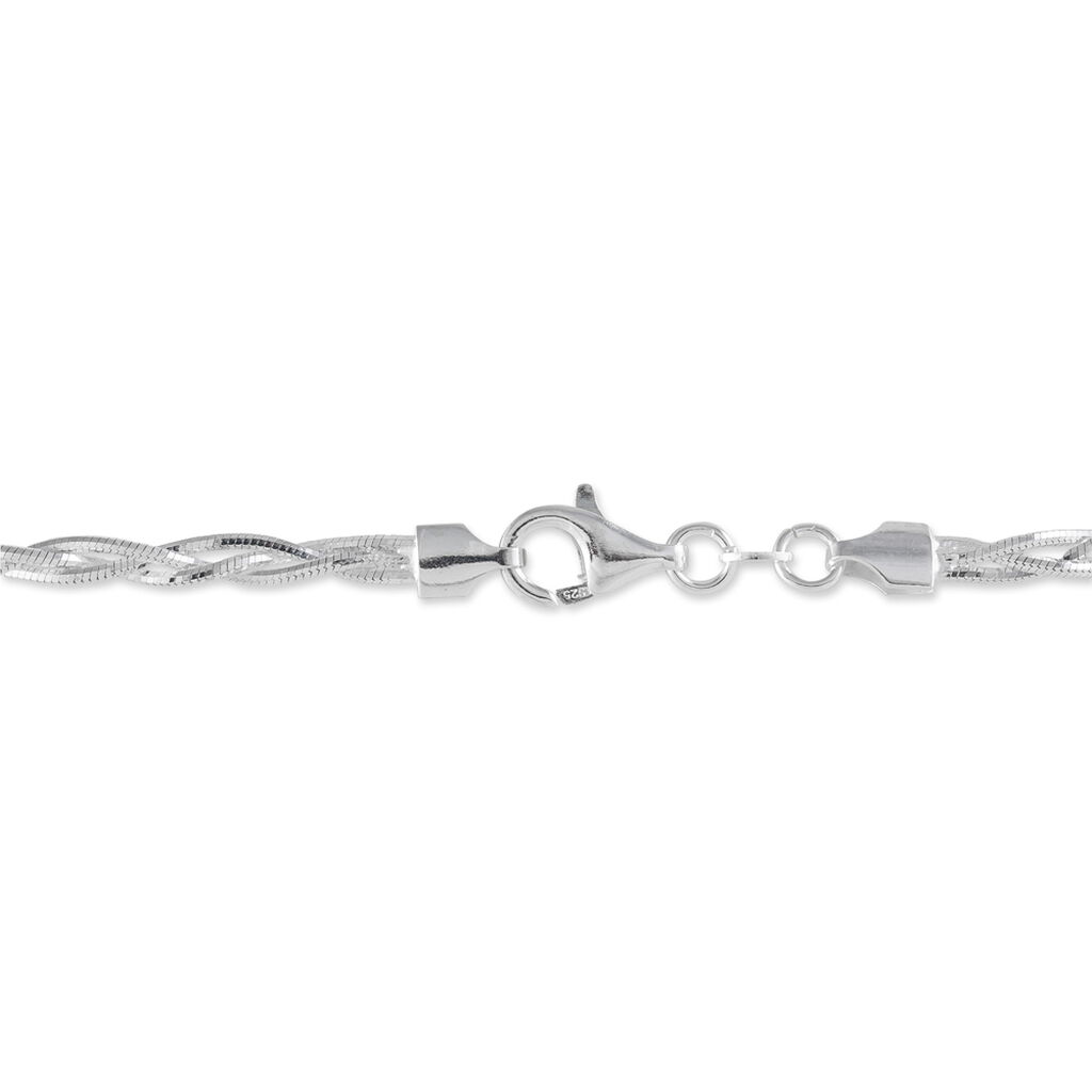 Bracelet Eira Argent Blanc - Bracelets chaîne Femme | Histoire d’Or