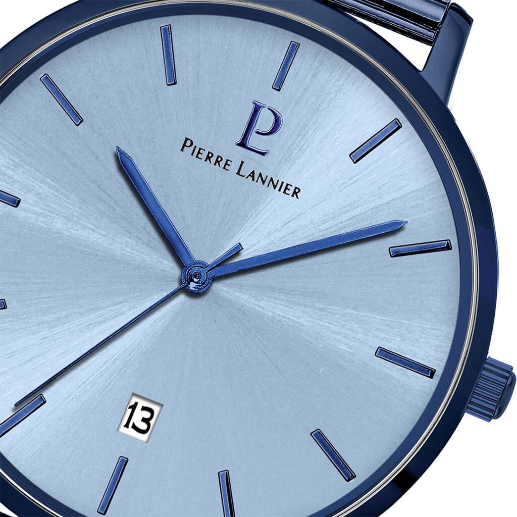 Montre Pierre Lannier Echo Bleu - Montres Homme | Histoire d’Or