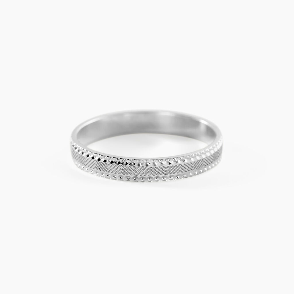 Alliance Valentienne Or Blanc - Alliances Unisex | Histoire d&rsquo;Or