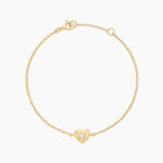 Bracelet Obeline Argent Dor&eacute; A L'Or 750/1000 Nacre - F&ecirc;te des m&egrave;res Femme | Histoire d&rsquo;Or