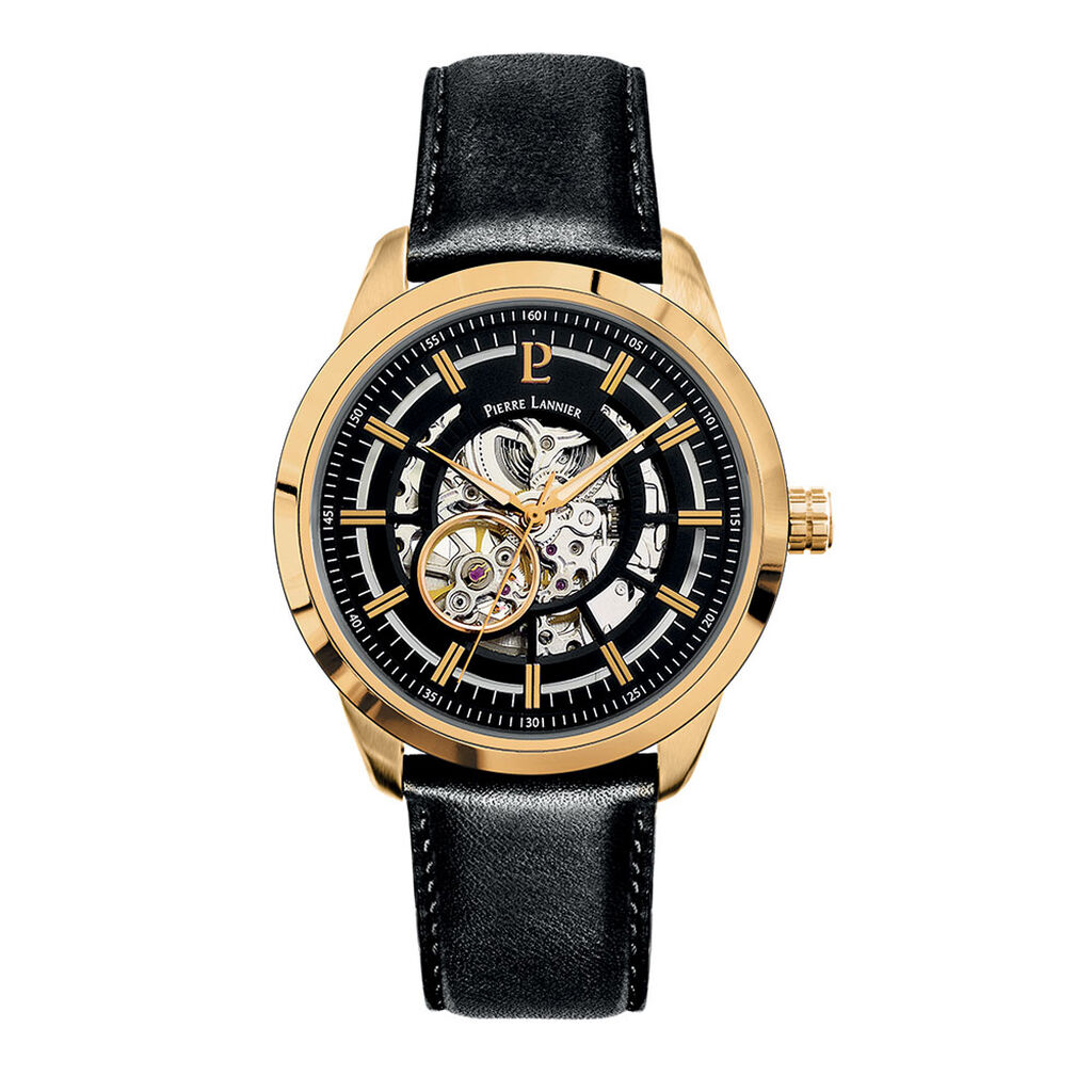 Montre Pierre Lannier Automatique Noir - Montres Homme | Histoire d’Or