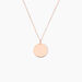 Pendentif Sirona Pastille Gravable Or Rose - Pendentifs Naissance Femme | Histoire d&rsquo;Or