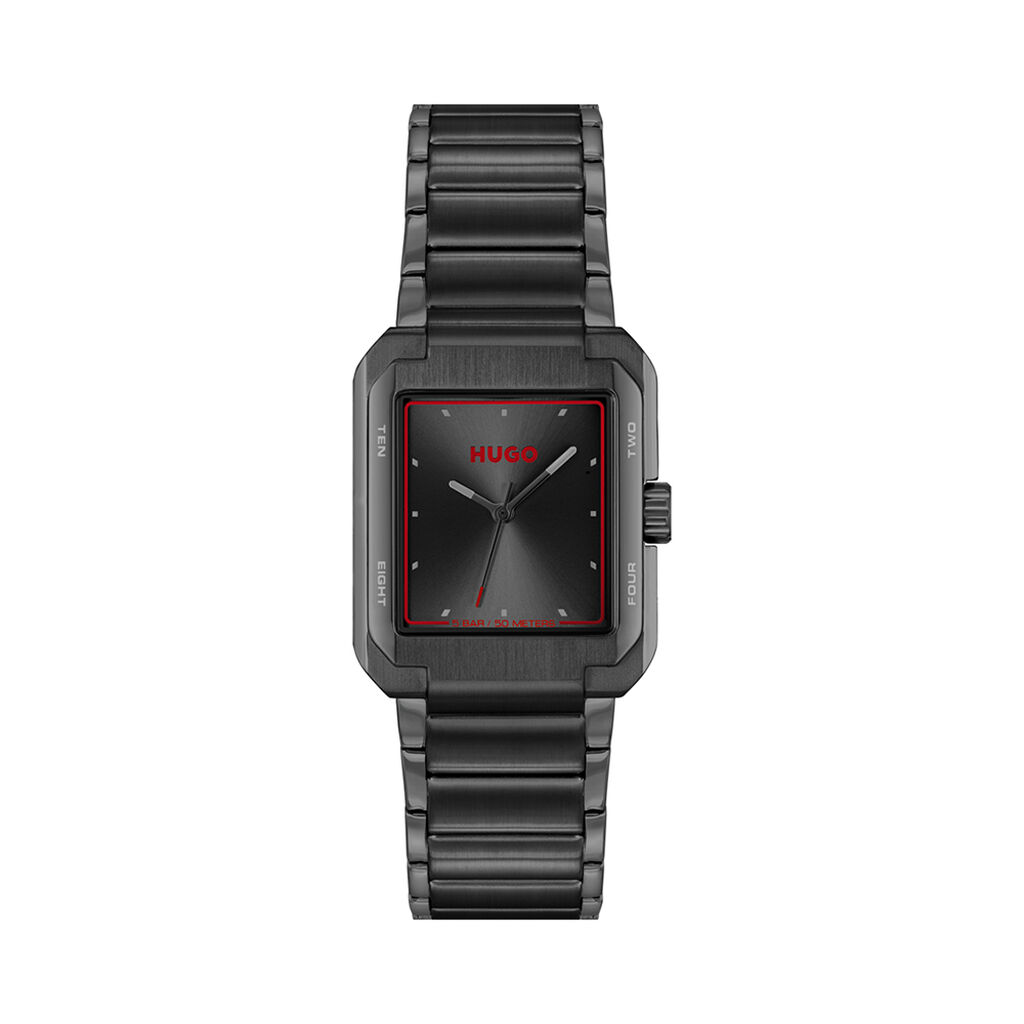 Montre Hugo Thrive Analog Noir - Montres Homme | Histoire d’Or