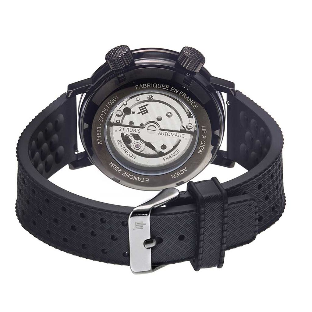 Montre Lip Grande Nautic Gign Noir - Montres Famille | Histoire d’Or