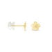 Boucles D'oreilles Puces Sakura Love Or Jaune Oxyde De Zirconium - Clous d'oreilles Femme | Histoire d’Or