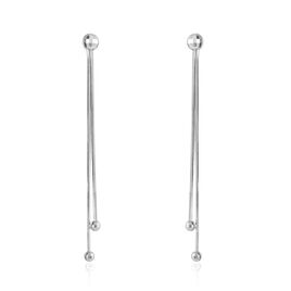 Boucles D'oreilles Pendantes Yuzu Argent Blanc - Boucles d'oreilles fantaisie Femme | Histoire d’Or