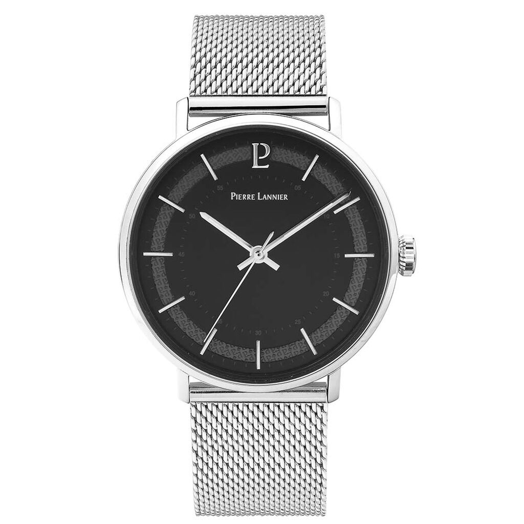 Montre Pierre Lannier Gaius Noir - Montres Homme | Histoire d’Or