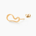 Boucles D'oreilles Puces Seyda Plaqu&eacute; Or Jaune - Boucles d'oreilles fantaisie Femme | Histoire d&rsquo;Or