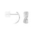 Boucles D'oreilles Puces Izefia Or Blanc Oxyde De Zirconium - Clous d'oreilles Femme | Histoire d’Or