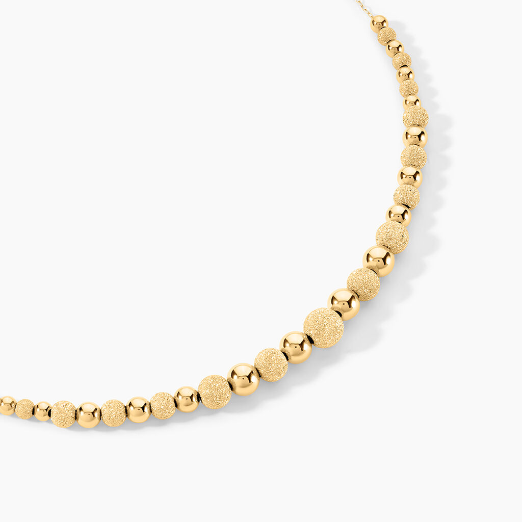 Collier Brooks Or Jaune - Bijoux sans pierre Femme | Histoire d&rsquo;Or