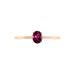 Bague Valentino Or Rose Rhodolite