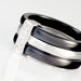 Bague Ceramik Design Argent Blanc Céramique Et Oxyde De Zirconium - Bagues avec pierre Femme | Histoire d’Or