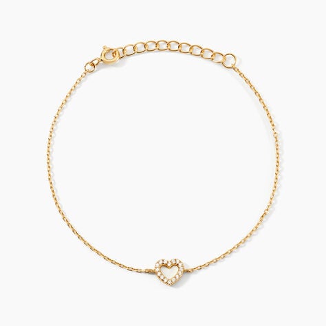 Bracelet Phanie Argent Jaune Oxyde De Zirconium - Nouveautés Femme | Histoire d’Or