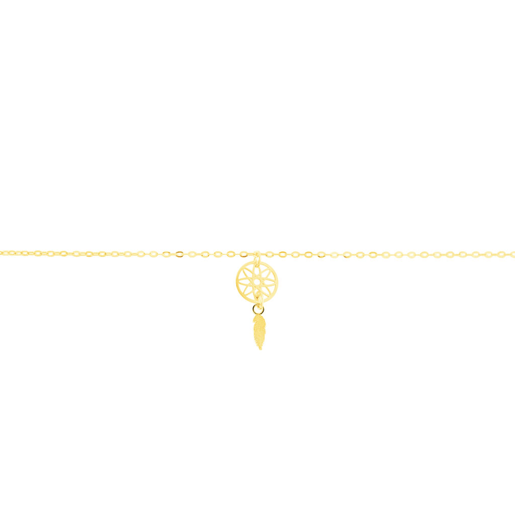Cha&icirc;ne De Cheville Atarah Or Jaune - Cha&icirc;nes de cheville Femme | Histoire d&rsquo;Or