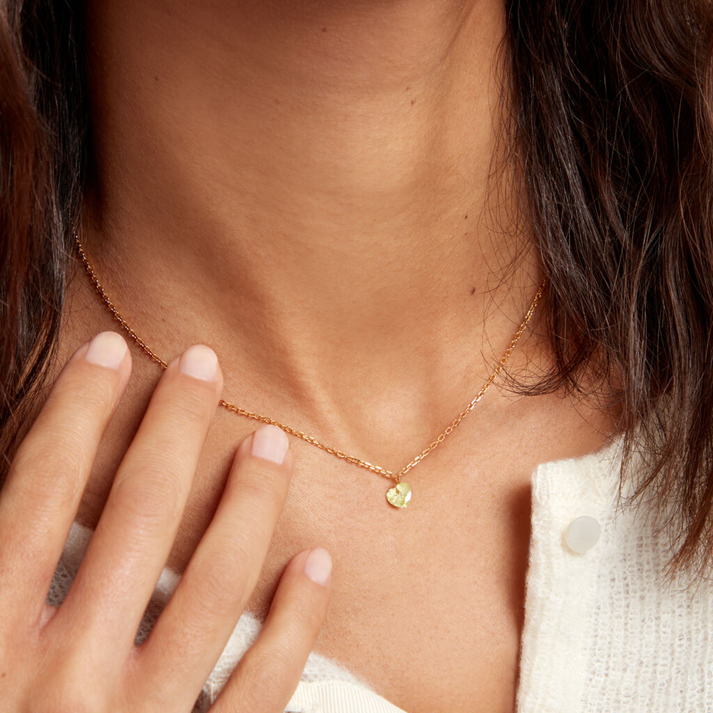 Collier Crush Plaqué Or Jaune Oxyde De Zirconium - Colliers fantaisie Femme | Histoire d’Or