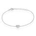Bracelet Samia Argent Blanc Oxyde De Zirconium - Bracelets Femme | Histoire d’Or