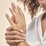 Bague Solitaire Hemera Or Blanc Diamant - Bagues solitaires Femme | Histoire d&rsquo;Or