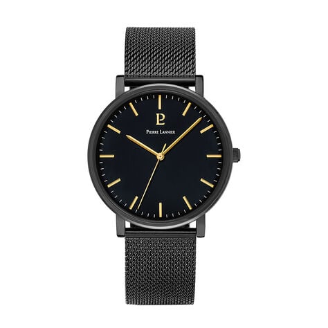 Montre Pierre Lannier Essential Noir - Montres Homme | Histoire d&rsquo;Or