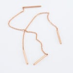 Boucles D'oreilles Pendantes Pink Or Rose - Boucles d'oreilles pendantes Femme | Histoire d&rsquo;Or