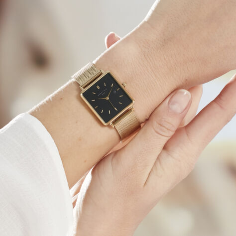 Montre Rosefield The Boxy Noir - Montres Femme | Histoire d’Or