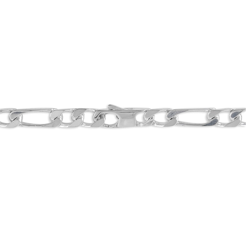 Bracelet Identit&eacute; Otilia Argent Blanc - Gourmettes Femme | Histoire d&rsquo;Or