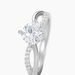 Bague Solitaire Essie Argent Blanc Oxyde De Zirconium - Bagues solitaires Femme | Histoire d’Or