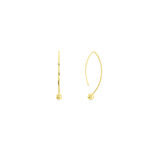 Cr&eacute;oles Helle Amande Or Jaune - Boucles d'oreilles cr&eacute;oles Femme | Histoire d&rsquo;Or