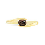 Bague Camilia Or Jaune Quartz - Bagues solitaires Femme | Histoire d&rsquo;Or