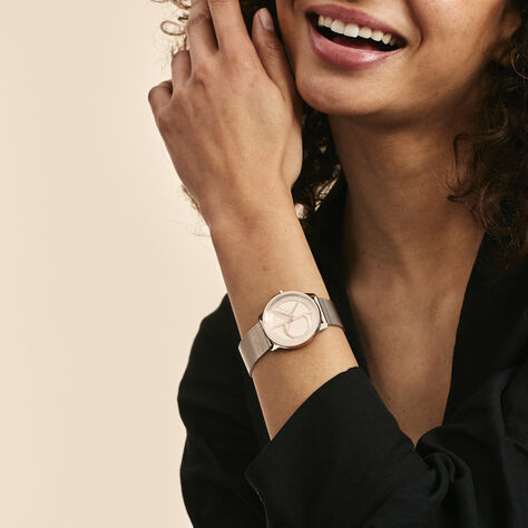 Montre Calvin Klein Iconic Mesh Rose - Montres Femme | Histoire d’Or