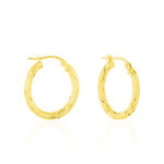 Cr&eacute;oles Anantha Or Jaune - Boucles d'oreilles cr&eacute;oles Femme | Histoire d&rsquo;Or