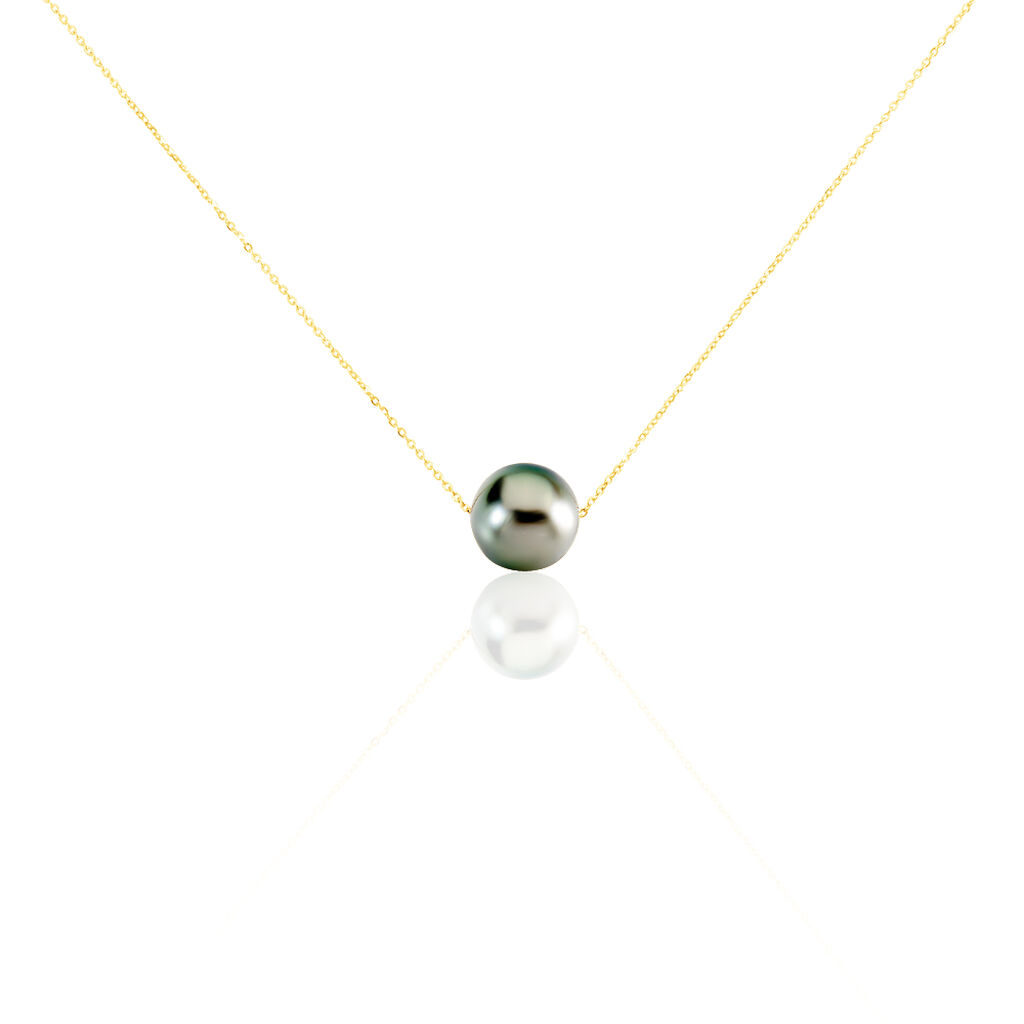 Collier Sissy Or Jaune Perle De Culture De Tahiti - Colliers Femme | Histoire d’Or