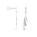 Boucles D'oreilles Pendantes Audrey Or Blanc Diamant - Boucles d'oreilles pendantes Femme | Histoire d’Or