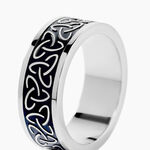 Bague Acier Blanc Ugo - Bagues fantaisie Homme | Histoire d&rsquo;Or