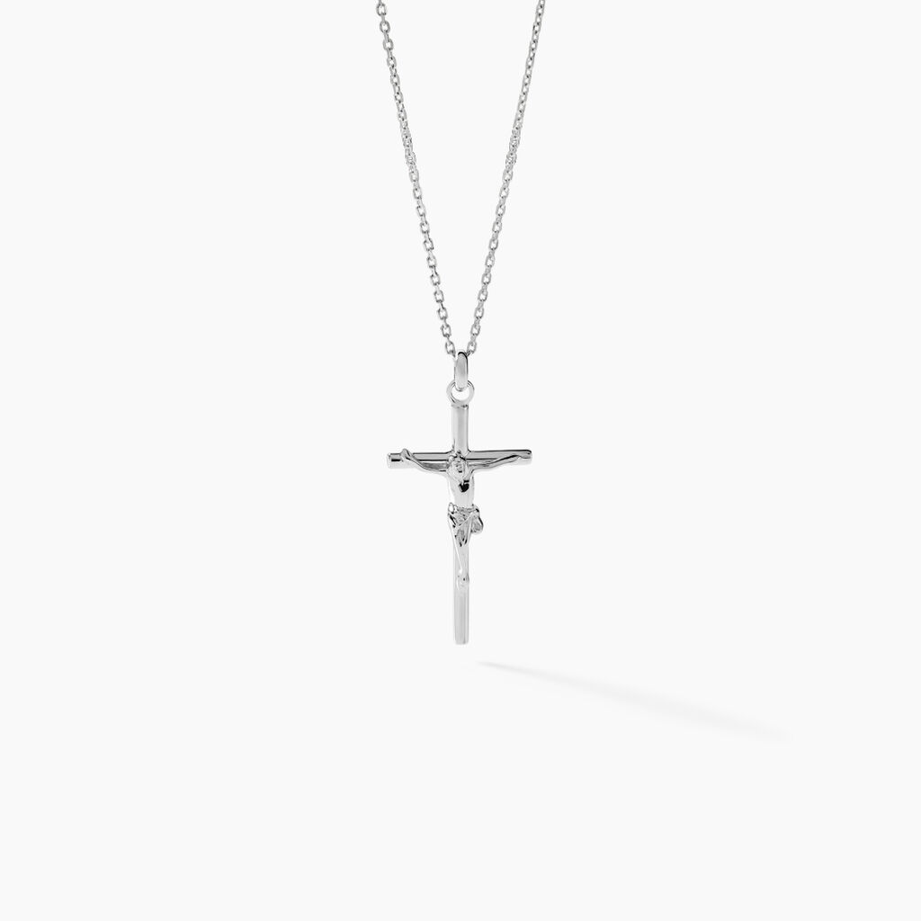 Pendentif Nessahae Argent Blanc - Pendentifs Communion Unisex | Histoire d&rsquo;Or