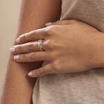 Bague Harmonia Or Jaune Oxyde De Zirconium - Bagues solitaires Femme | Histoire d&rsquo;Or