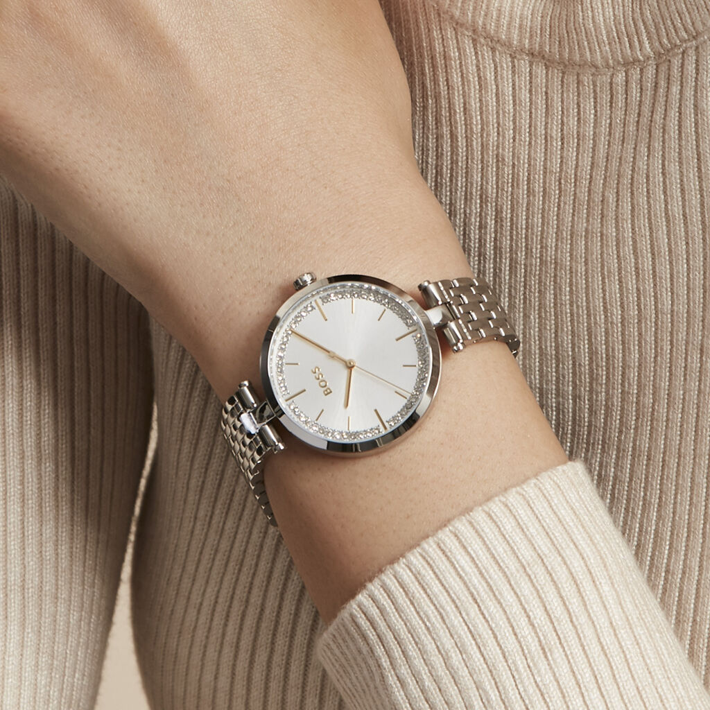 Montre Boss Essena Blanc - Montres Femme | Histoire d’Or