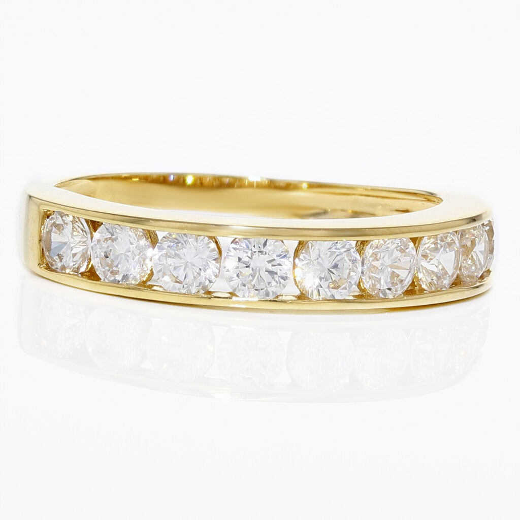 Bague Davila Or Jaune Oxyde De Zirconium - Alliances Femme | Histoire d’Or