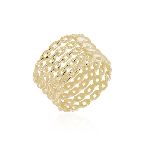 Bague Plaqué Or Jaune Atila - Bagues fantaisie Femme | Histoire d’Or