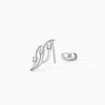 Boucles D'oreilles Puces Marnie Or Blanc Diamant - Boucles d'oreilles pendantes Femme | Histoire d&rsquo;Or