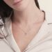 Collier Argent Blanc Hariane - Colliers Coeur Femme | Histoire d’Or