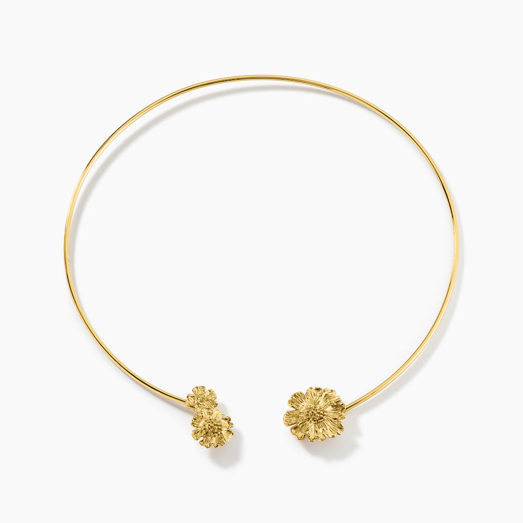 Collier Jonc Dyonis Acier Jaune - Colliers Femme | Histoire d’Or