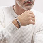 Bracelet Yannick Acier Blanc - Bracelets Homme | Histoire d&rsquo;Or