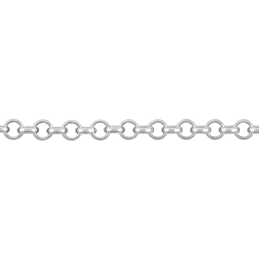 Bracelet Carola Maille Jaseron Argent Blanc - Bracelets chaîne Femme | Histoire d’Or