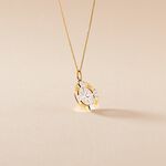 Pendentif Demyan Or Bicolore Oxyde De Zirconium - Pendentifs Homme | Histoire d&rsquo;Or