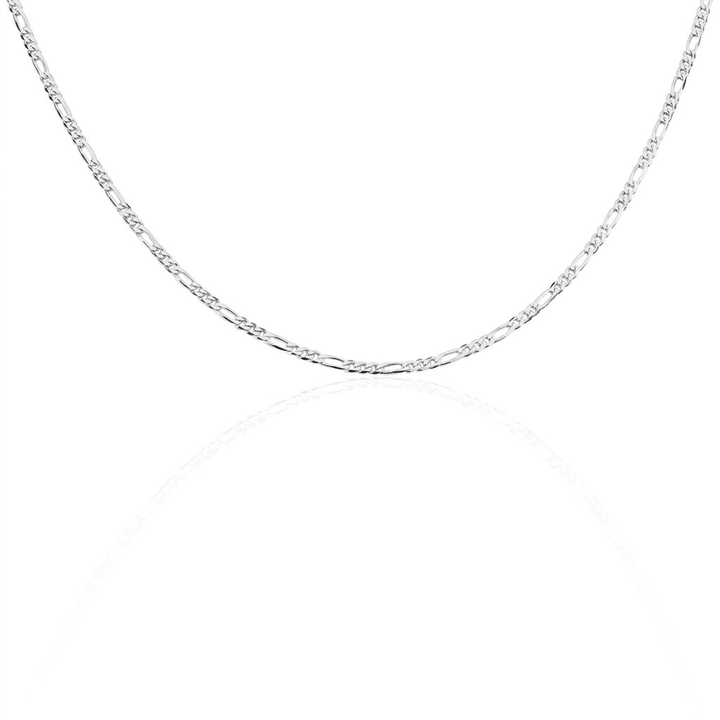 Collier Vivian Argent Blanc - Chaines Homme | Histoire d&rsquo;Or