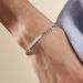 Bracelet Identité Casper Argent Blanc - Gourmettes Femme | Histoire d’Or