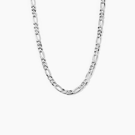 Collier Vivian Argent Blanc - Chaines Homme | Histoire d’Or