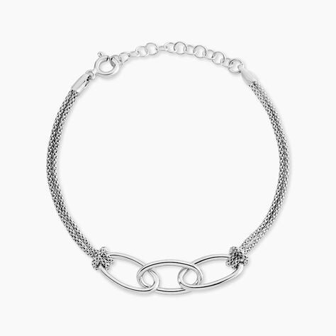 Bracelet Yutan Argent Blanc - Bracelets Femme | Histoire d’Or